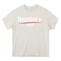 Cream West Wing President Bartlet Heavy Core Tee - StudioElite