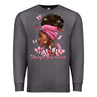 Charcoal Heather stronger than cancer Premium Sweatshirt - BarkalooDesign