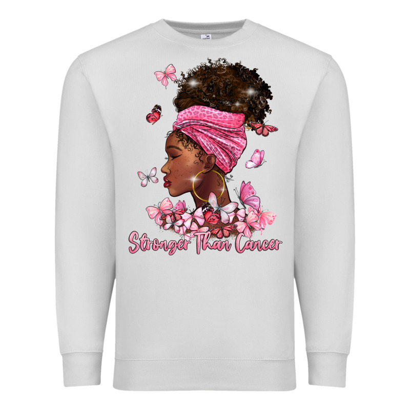 Stronger Than Cancer Premium Sweatshirt by BarkalooDesign | Teevron