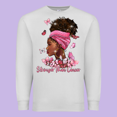 Stronger Than Cancer Premium Sweatshirt Designed By Barkaloodesign
