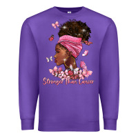 Purple stronger than cancer Premium Sweatshirt - BarkalooDesign