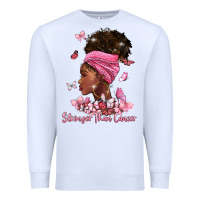 White stronger than cancer Premium Sweatshirt - BarkalooDesign