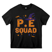 Black pe squad witch halloween pe teacher matching Heavy Core Tee - trangStudio