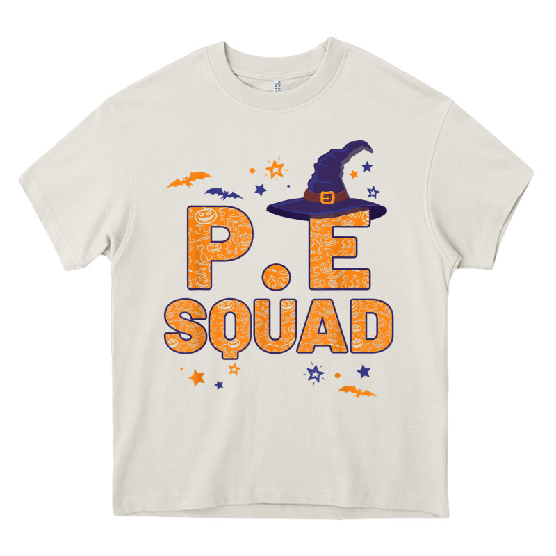 Pe Squad Witch Halloween Pe Teacher Matching Heavy Core Tee by trangStudio | Teevron