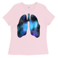 Bubblegum Pink white lungs Ladies Tee - Bettercallsaul