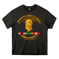 Asphalt Womens Army Corps Vietnam Era Veteran Mother Day Gift Heavy Core Tee - trangStudio