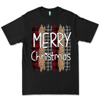 Black Merry Christmas Leopard Premium Tee - Bettercallsaul