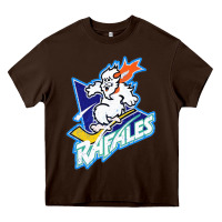 Chocolate Brown Quebec Rafales Heavy Core Tee - PixelFlow