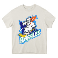 Cream Quebec Rafales Heavy Core Tee - PixelFlow