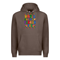 Coffee Until all the pieces fit Premium Hoodie - CowhideDigitalArt