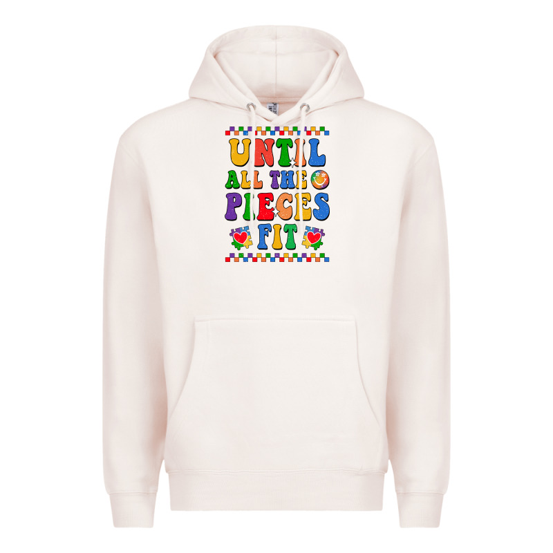 Until All The Pieces Fit Premium Hoodie by CowhideDigitalArt | Teevron