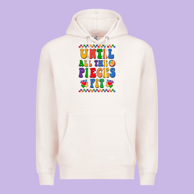 Until All The Pieces Fit Premium Hoodie Designed By Cowhidedigitalart