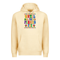 Pina Colada Until all the pieces fit Premium Hoodie - CowhideDigitalArt