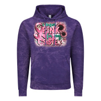 Cloud Purple i wear pink for my sister Vintage Hoodie - CowGirlArtShop