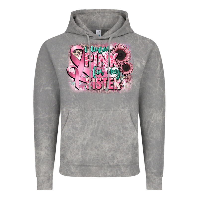 I Wear Pink For My Sister Vintage Hoodie by CowGirlArtShop | Teevron
