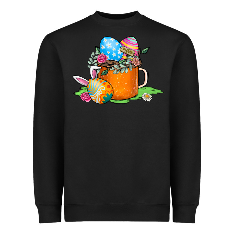 Easter Coffee Heavyweight Sweatshirt by CowhideDigitalArt | Teevron