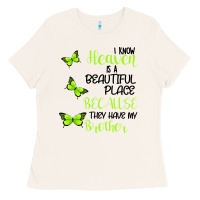 Bone I know heaven is a beautiful place because they have my brother Ladies Tee - Bettercallsaul