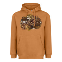 Meerkat leopard cowhide glitter patches Heavyweight Hoodie - Artiststas