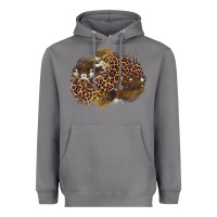Storm leopard cowhide glitter patches Heavyweight Hoodie - Artiststas