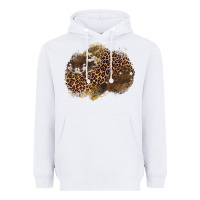 White leopard cowhide glitter patches Heavyweight Hoodie - Artiststas