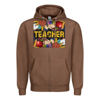 Chestnut Western Teacher Black And Glitter Zipper Hoodie - LillyAllenDesigns