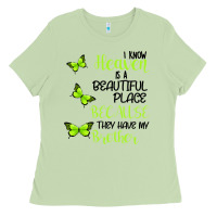 Matcha I know heaven is a beautiful place because they have my brother Ladies Tee - Bettercallsaul