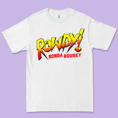 Ronda Rousey Merch Rowdy Ronda Rousey Shirt Premium Tee Designed By Inspiradesign