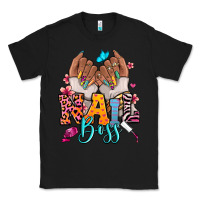 Black Afro woman nail boss Classic Tee - RanaPortraitStore