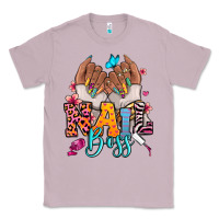 Lilac Afro woman nail boss Classic Tee - RanaPortraitStore