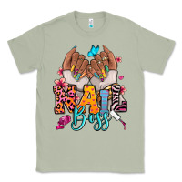 Matcha Afro woman nail boss Classic Tee - RanaPortraitStore