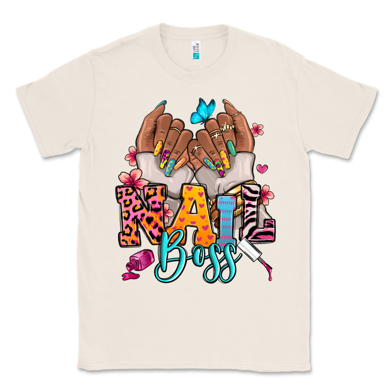 Afro Woman Nail Boss Classic Tee by RanaPortraitStore | Teevron