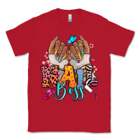Red Afro woman nail boss Classic Tee - RanaPortraitStore
