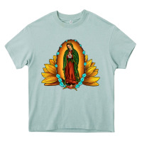 Arona sunflower our lady of guadalupe Heavy Core Tee - JahusDesignShop