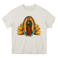 Sunflower Our Lady Of Guadalupe Heavy Core Tee | Teevron