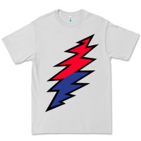 Dove Grey Lazy Lightning Bolt Premium Tee - InspiraDesign
