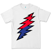 White Lazy Lightning Bolt Premium Tee - InspiraDesign