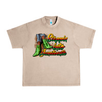 French Oak steppin into juneteenth heels Urban Heavy Tee - CowGirlArtShop