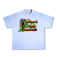 Grape Ice steppin into juneteenth heels Urban Heavy Tee - CowGirlArtShop