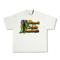 Pistachio steppin into juneteenth heels Urban Heavy Tee - CowGirlArtShop