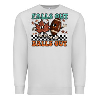 Dove Grey falls out balls out Premium Sweatshirt - BarkalooDesign