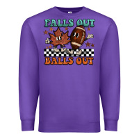 Purple falls out balls out Premium Sweatshirt - BarkalooDesign