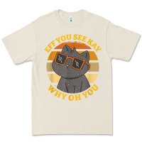 Bone funny retro sunset eff you see kay why oh you cat lovers t shirt Premium Tee - ArtChic
