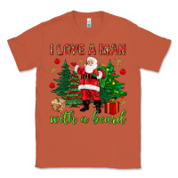 Copper I love a man with a beard Christmas Classic Tee - NancyCooperArtShop