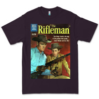 Plum The Rifleman Retro Western Premium Tee - ArtChic