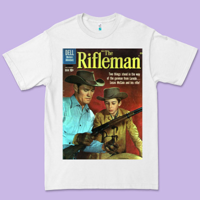 The Rifleman Retro Western Premium Tee Designed By Artchic