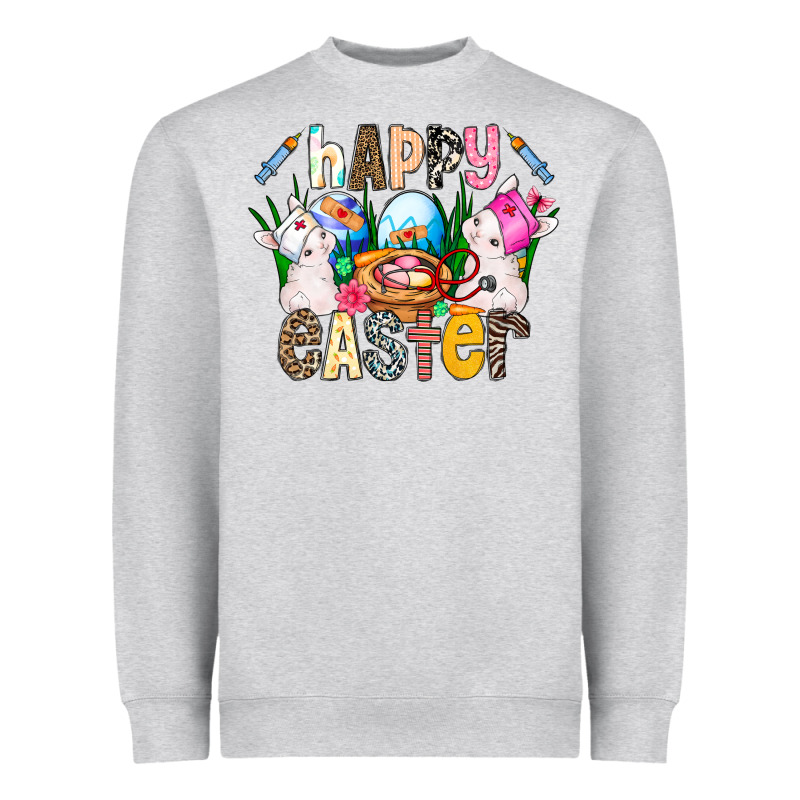 Happy Easter Heavyweight Sweatshirt by CowhideDigitalArt | Teevron