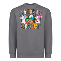 Storm Happy Easter Heavyweight Sweatshirt - CowhideDigitalArt