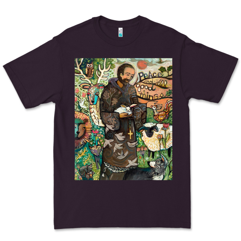 Saint Francis Premium Tee by ArtChic | Teevron