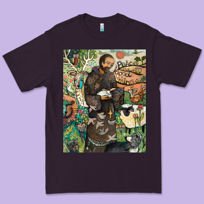 Saint Francis Premium Tee Designed By Artchic