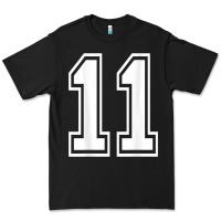 Black number 11 shirt sports player number back of shirt Premium Tee - ArtChic
